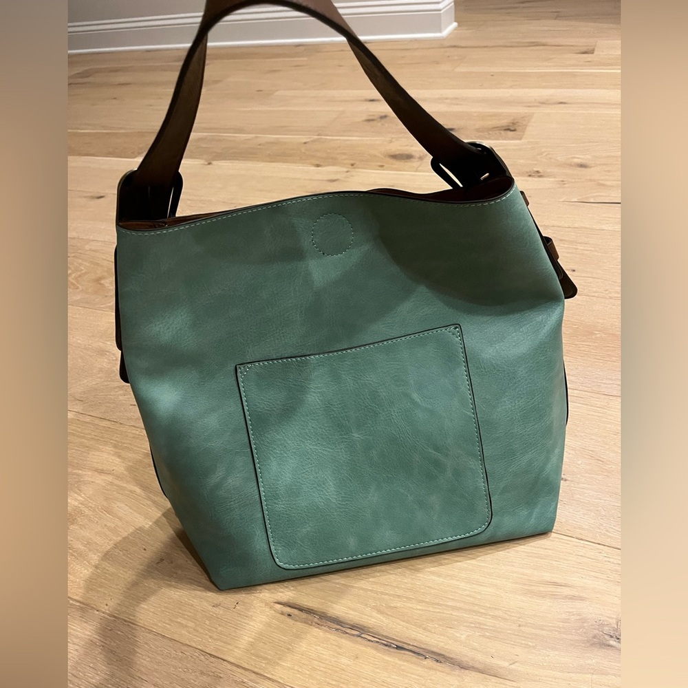Green Leather Shoulder Bag